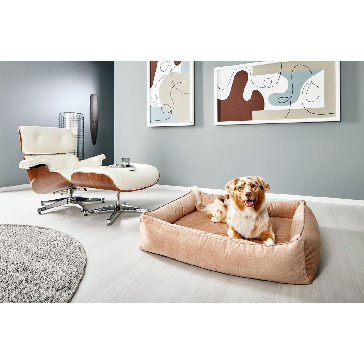 ORTHO Hundebett - GLAM SAND