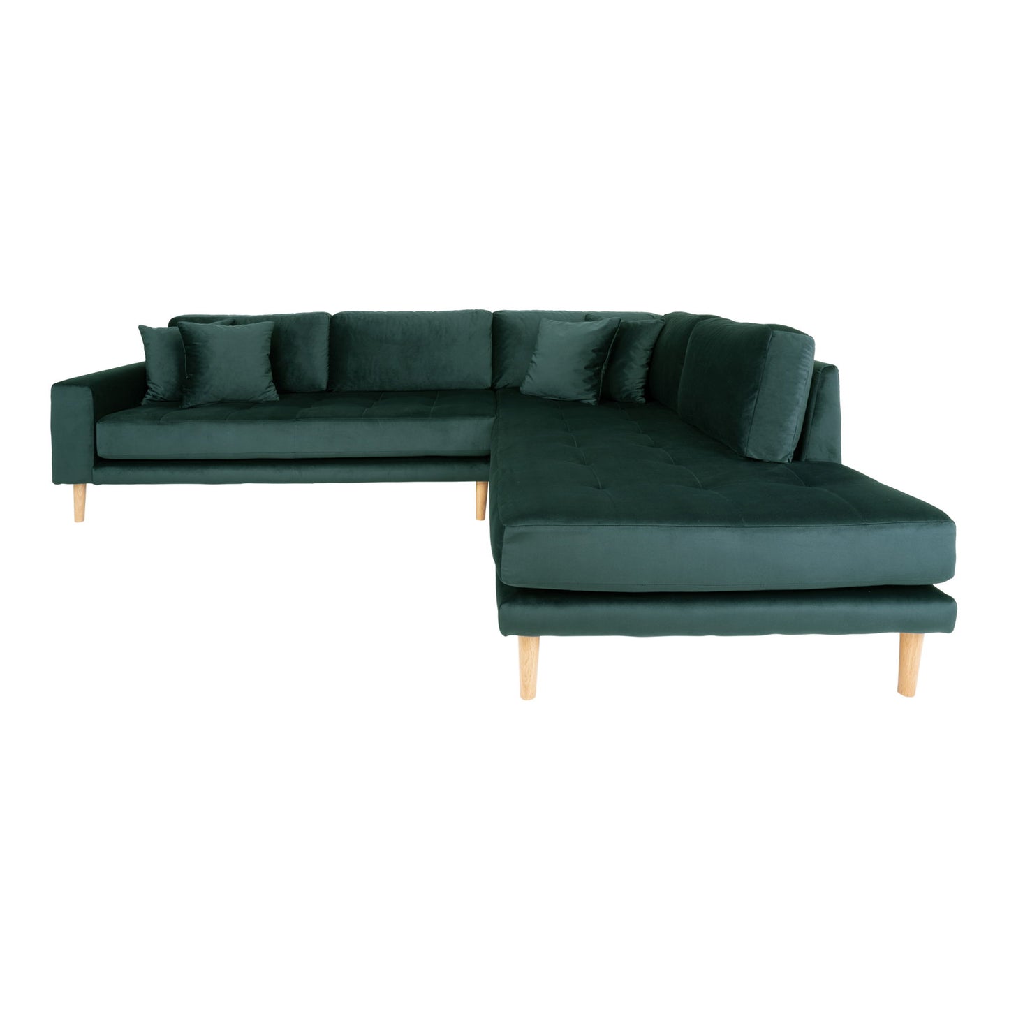 Lido Corner Sofa mit offenem Ende  Grün, rechts