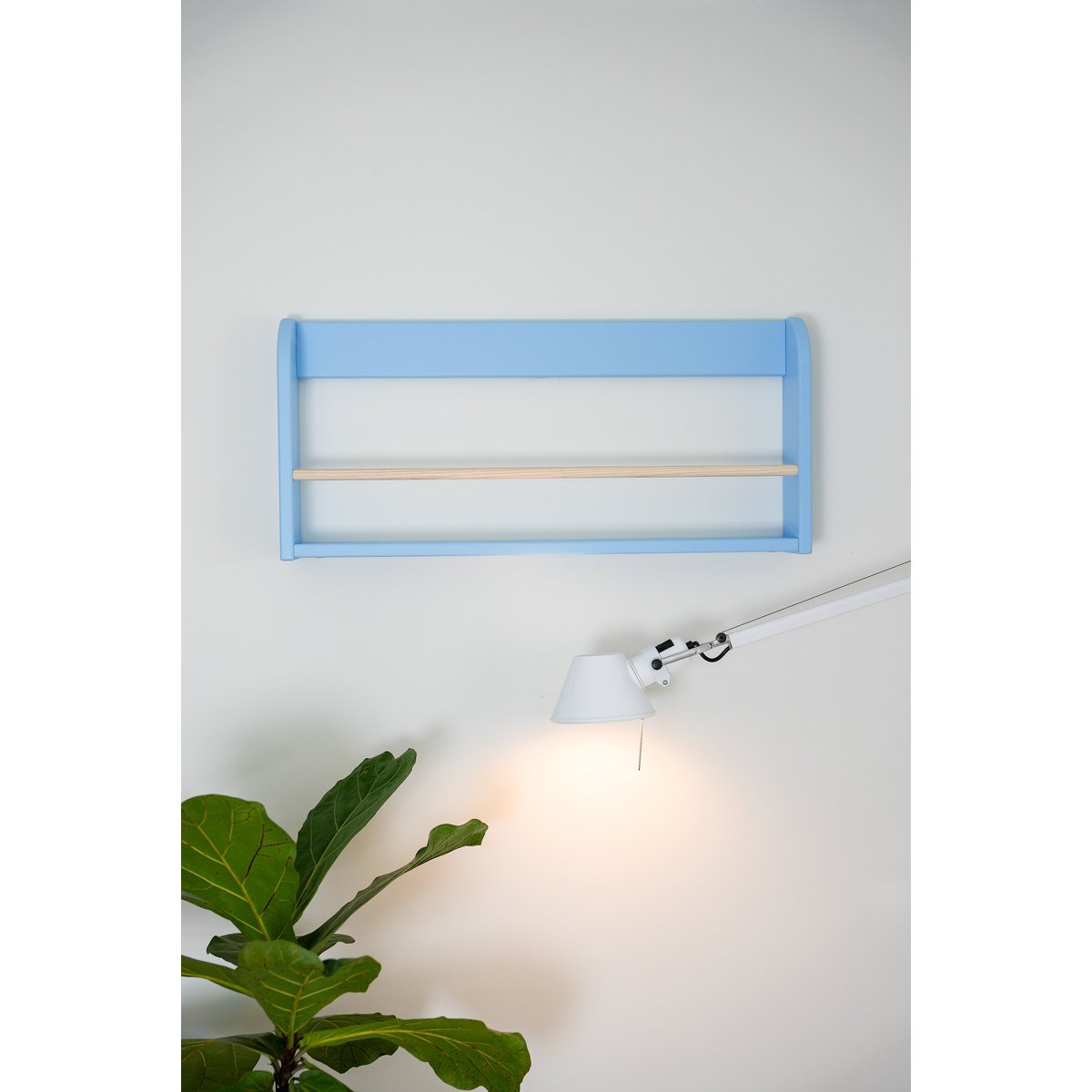 Punkte Display -Regal, 75 cm, MDF, blauer Himmel