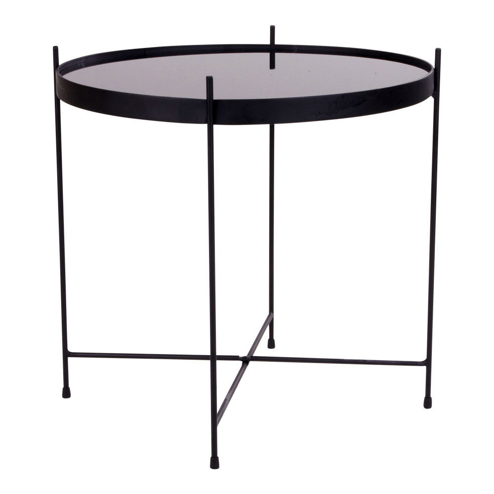 Venezia Couchtisch  Schwarz,  Ø48cm