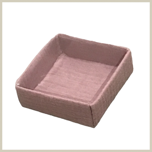 Tetra quadratische Box 7x7cm Vieux Rose