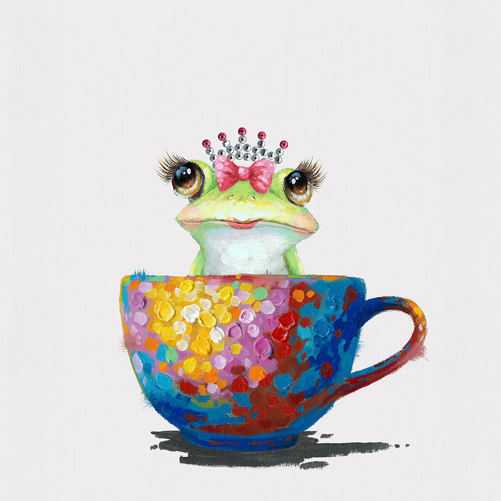 Bild Frosch-Prinzessin in der Tasse