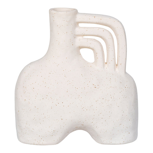 Vase  Beige, 18,5x19,5cm