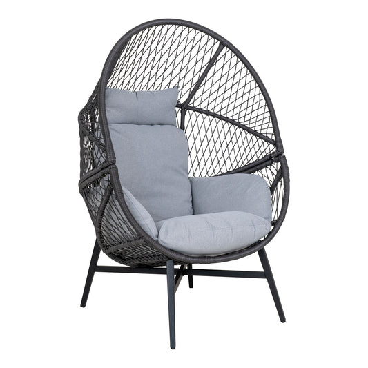 Rosario Lounge Chair  Schwarz