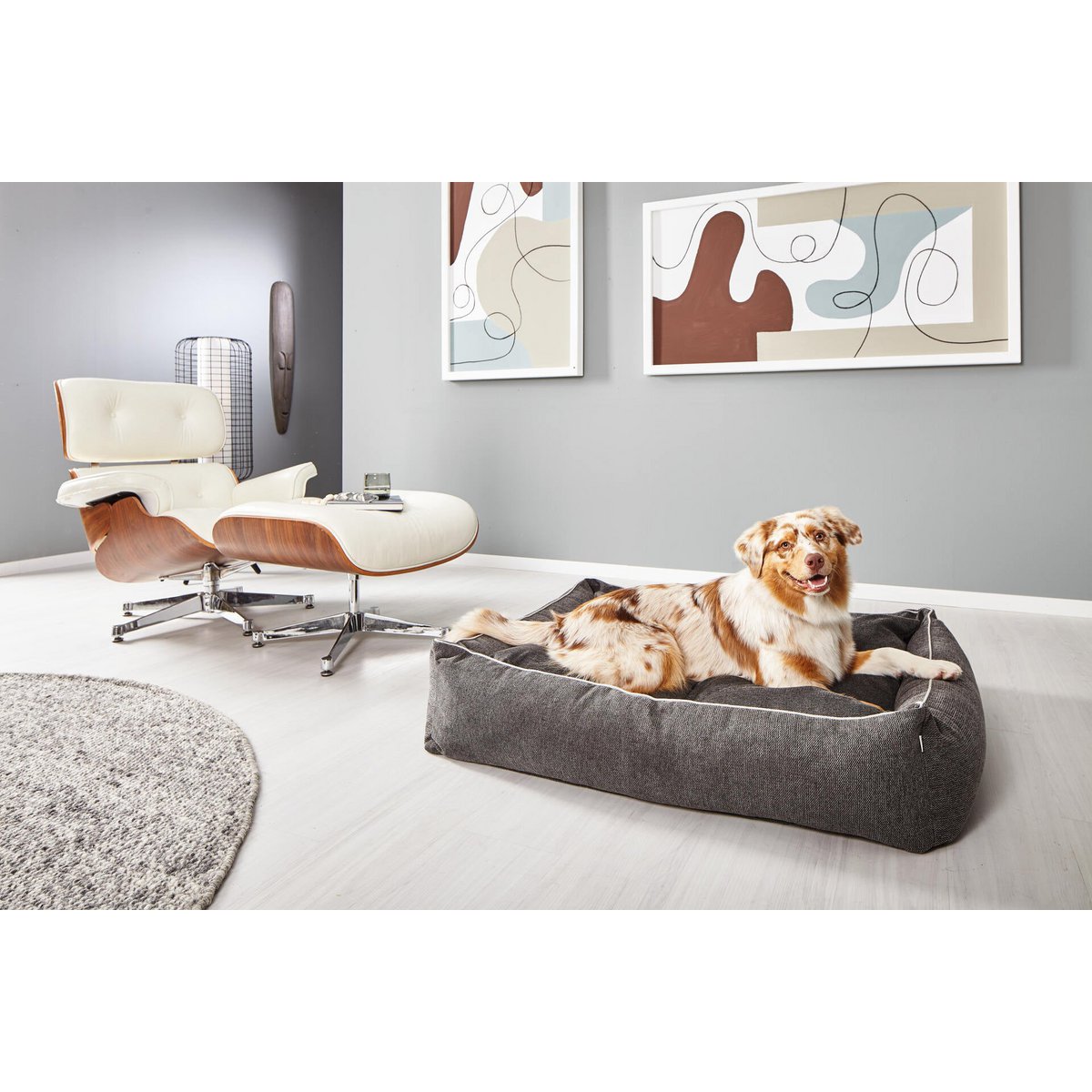 CLASSIC Hundebett - ECO GRAPHITE