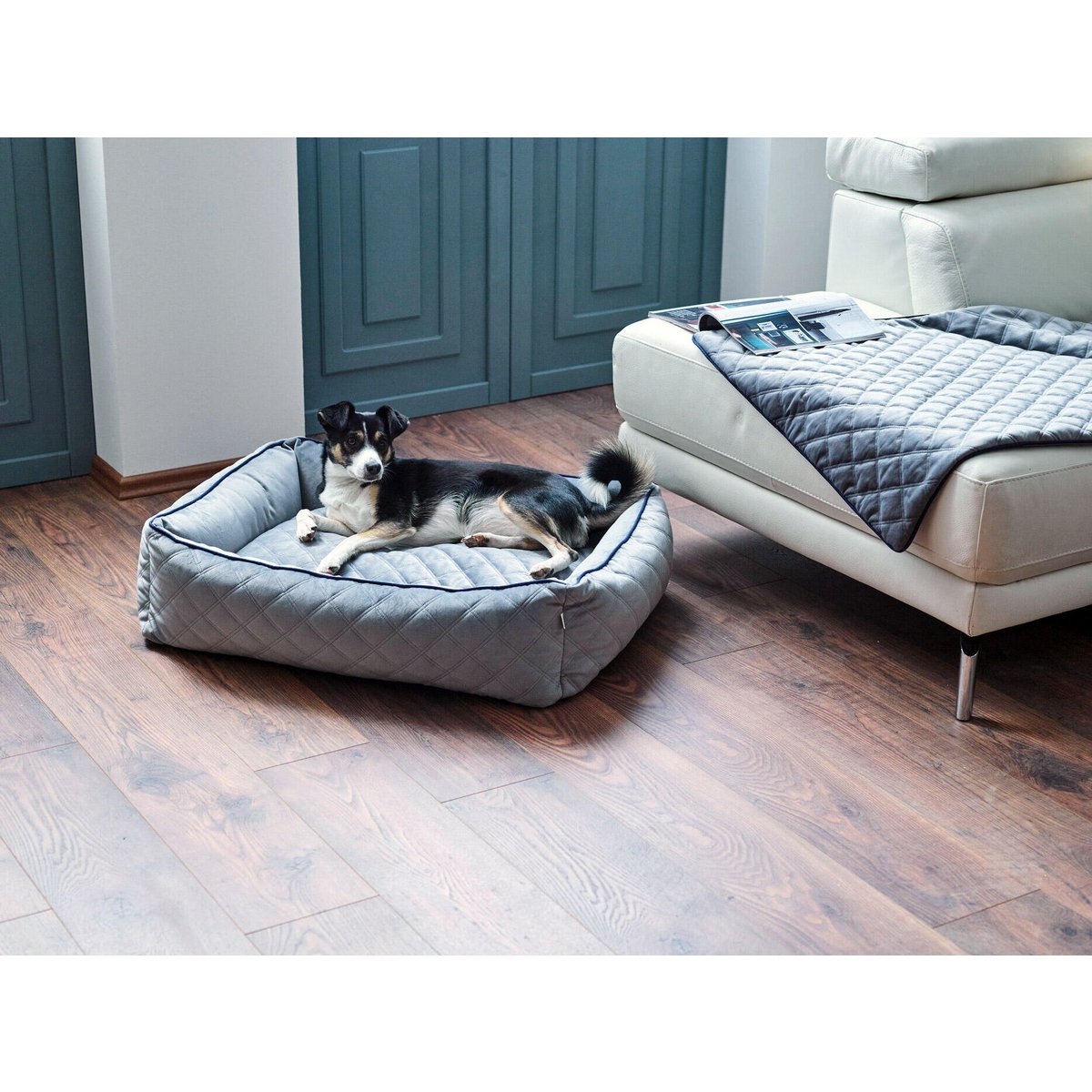 CLASSIC Hundebett - OXFORD GREY