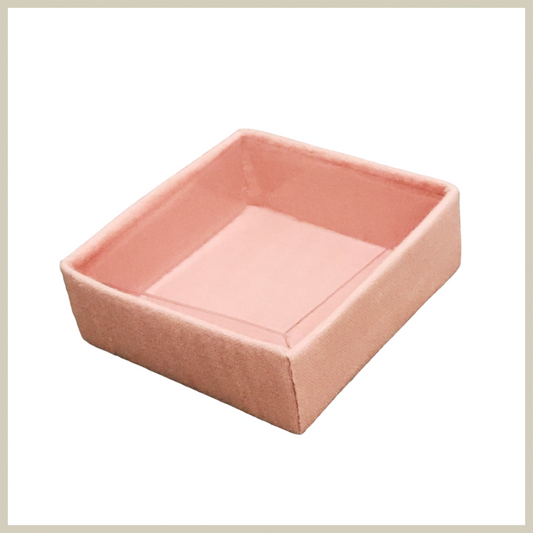 Tetra quadratische Box 7x7cm babyrosa