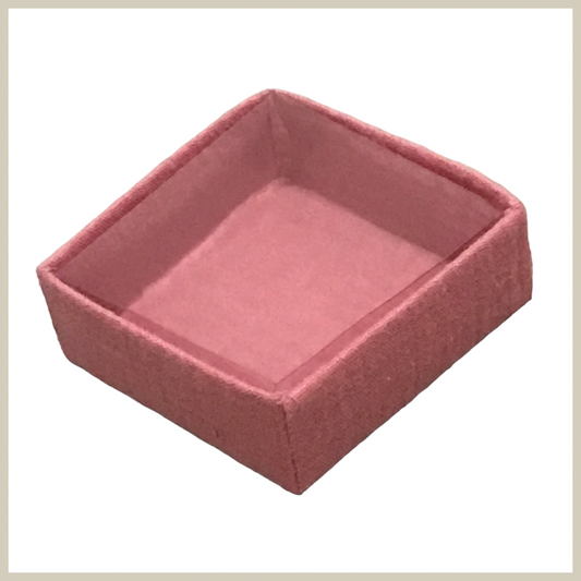 Tetra quadratische Box 7x7cm rosa