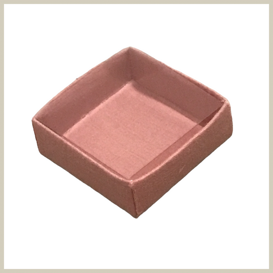 Tetra quadratische Box 7x7cm, staubiges Rosa