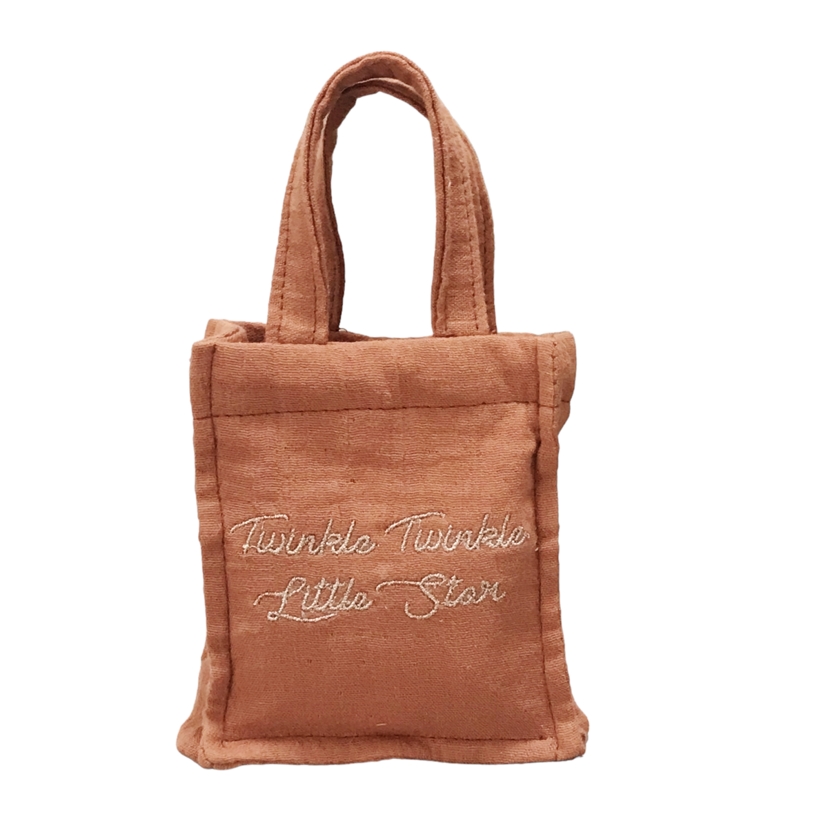 Tasche mit Henkel, 25 x 19 cm, bestickt mit Twinkle Twinkle Little Star